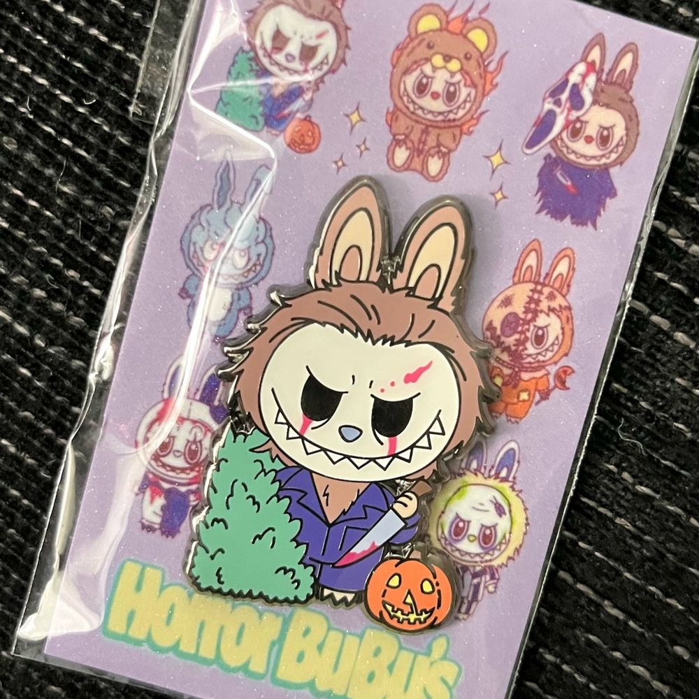 Halloween Horror Labubu Enamel Pin
